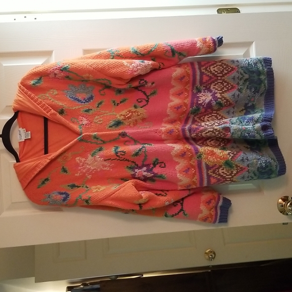 🥼 VINTAGE AUTUMN SWEATER JACKET - Picture 8 of 11